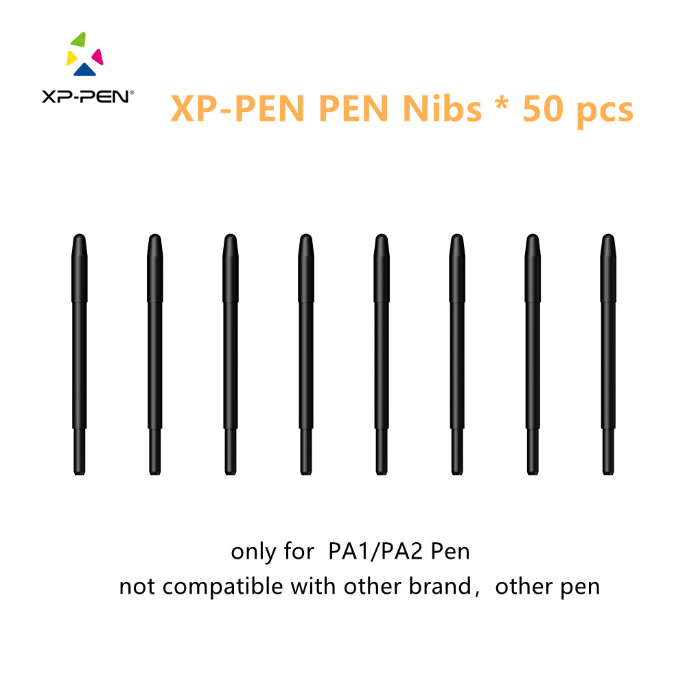 XP-Pen AC60 Replacement Pen Nibs（50 pcs）for PA1/PA2 Pen suit for Deco