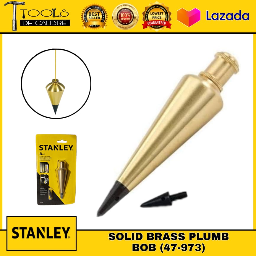 STANLEY Solid Brass Plumb Bob (47-973)