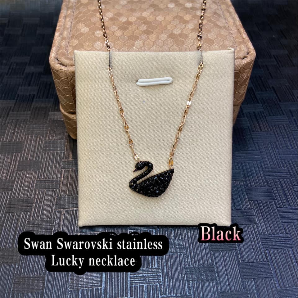 swarovski black swan necklace meaning