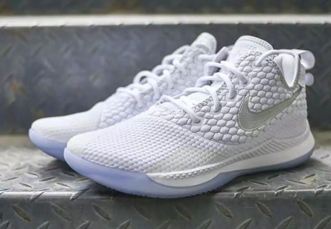 all white lebron shoes