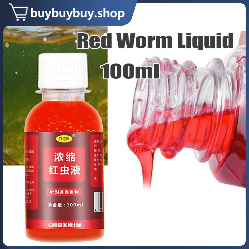 100ml Red Worm Liquid Strong Fish Attractant For Trout Cod Carp Bass