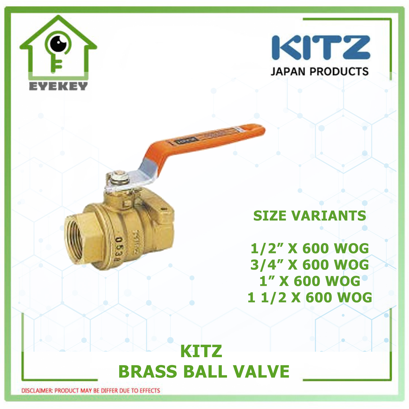 KITZ BRASS BALL VALVE Lazada PH