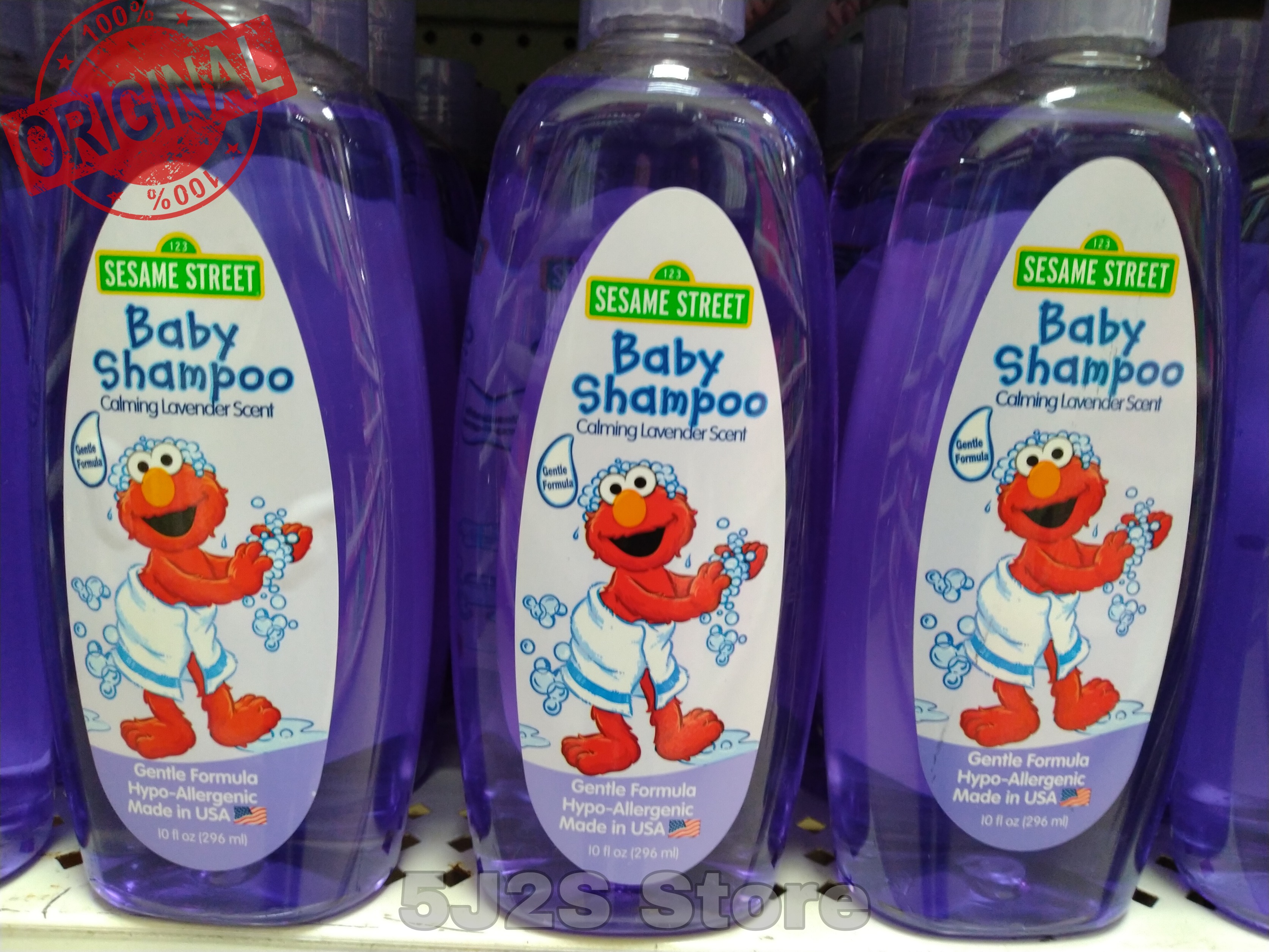 [Original] Sesame Street Baby Shampoo calming Lavender scent 296ml