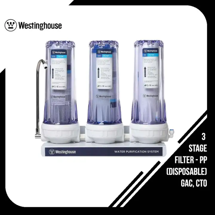 Westinghouse Wwwps105a3 3 Stage Water Purification System Blue