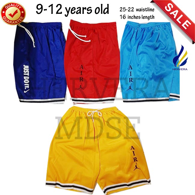 SET OF 3 Premium Quality Jersey Short for Kids 9 to 12 912 years old boy BIG Size Lazada PH