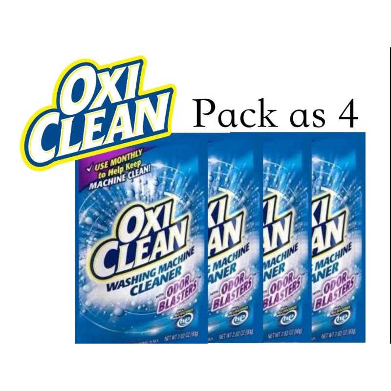 Tide Oxiclean Washing Machine Cleaner 4 sachet Lazada PH