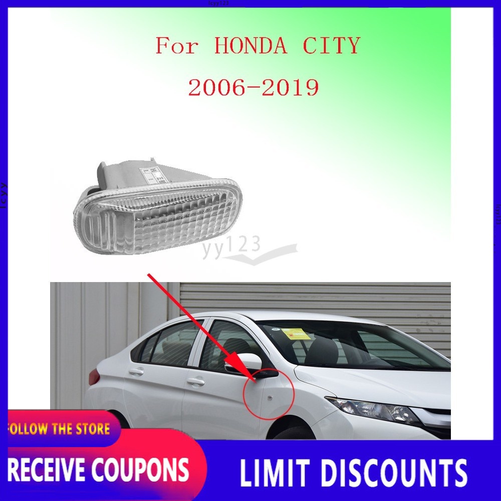 Turn Signal Light Side Lamp Car Fender Indicator Lamp For HONDA CITY