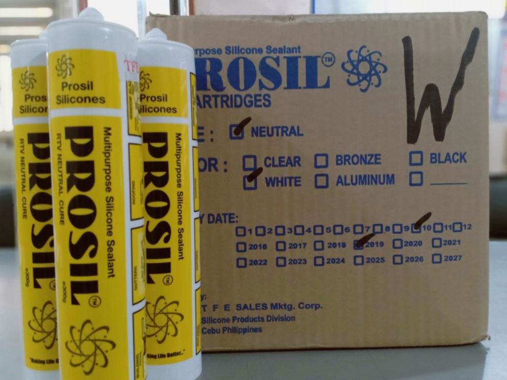Prosil Prosil Multi-Purpose Silicone Sealant Neutral Cure White Clear Black ...