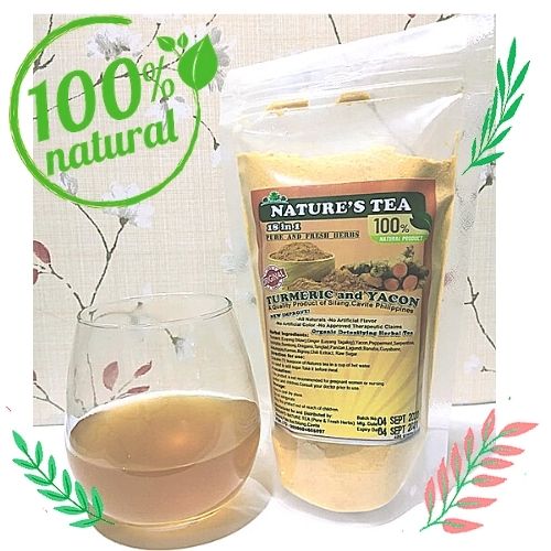 Turmeric and Yacon 18in1 Herbal Powder Tea Nature's Tea 400grams