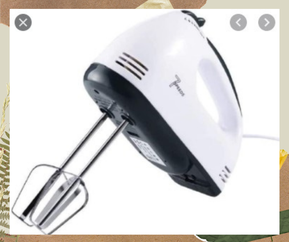 Scarlet Mini Electric Mixer Portable Baking Hand Mixer With Detachable