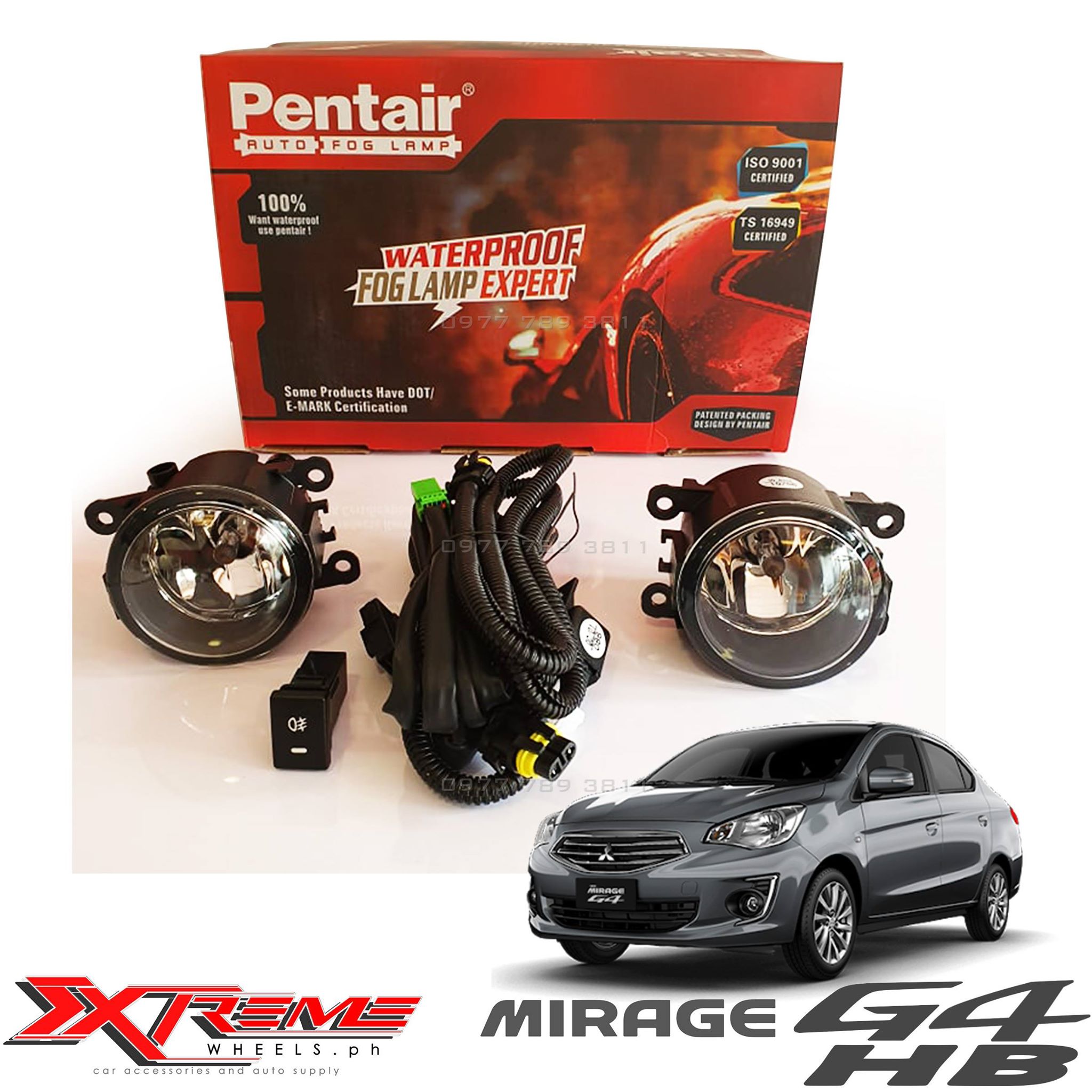 MITSUBISHI MIRAGE G4 20132021 NEW VERSION Glass Pentair OEM Fog light