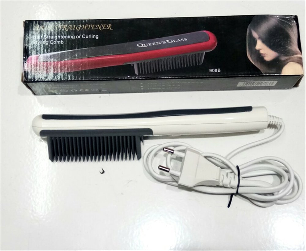 queen's glass fast hair straightener