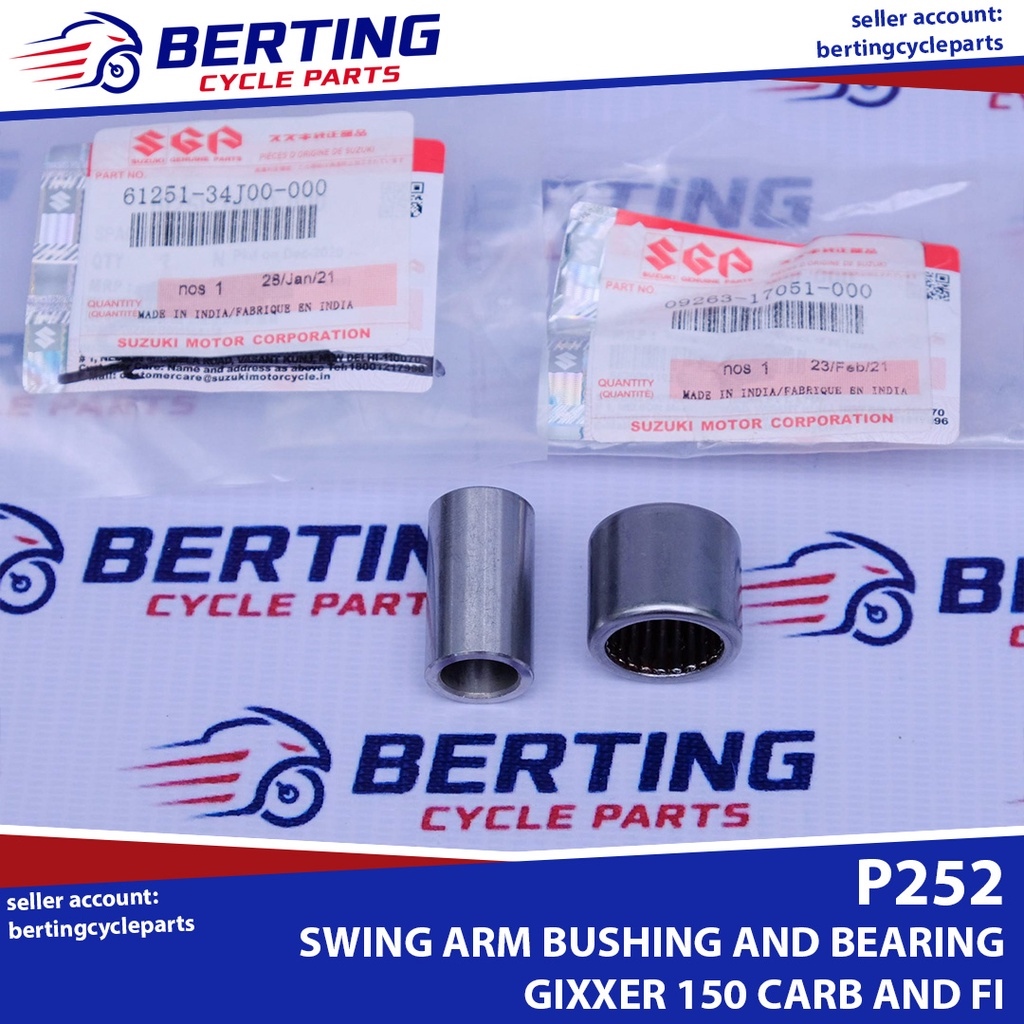 Besteffie F SGP SWING ARM BUSHING AND BEARING Suzuki for Gixxer 150