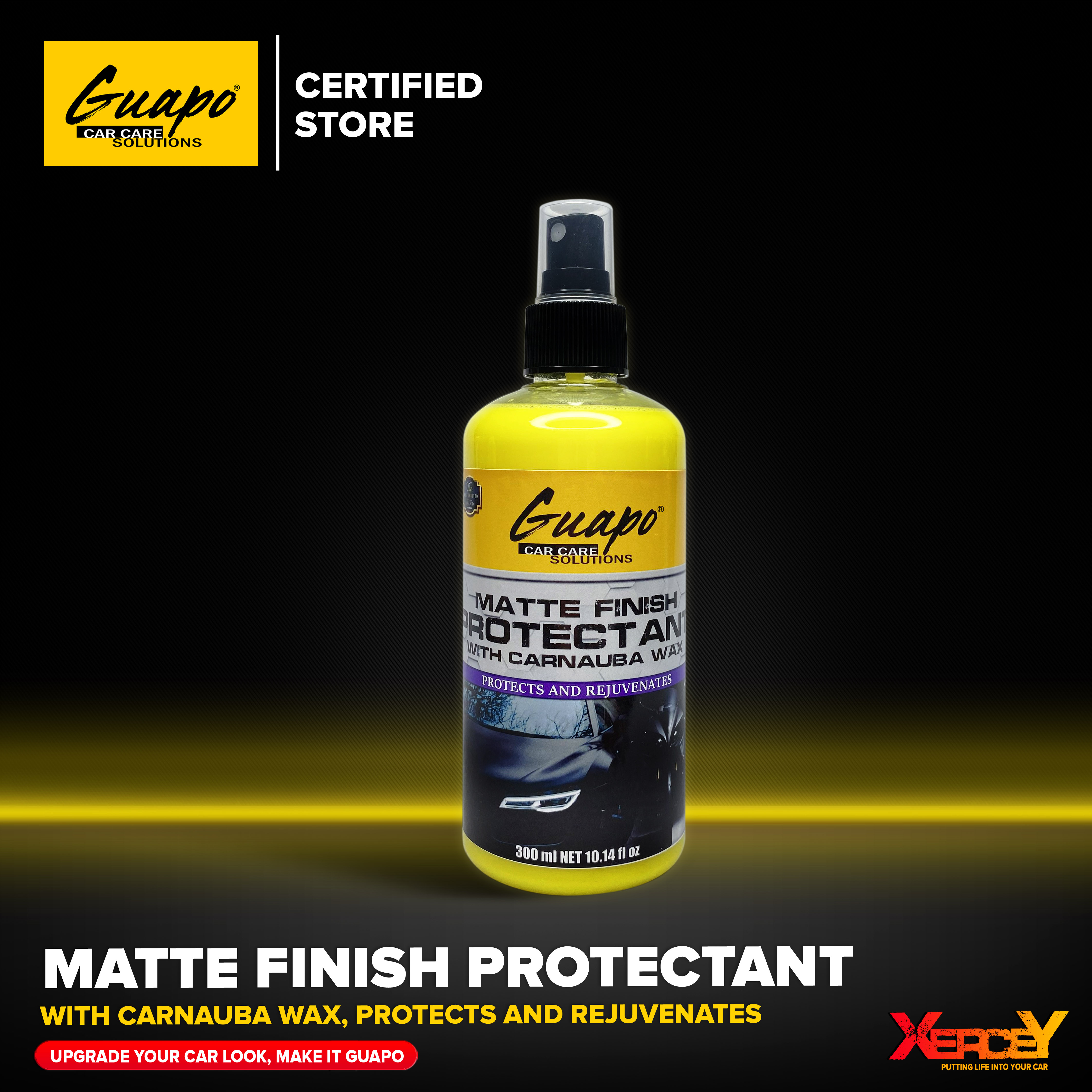 Guapo Car Care Matte Finish Protectant 300ml for Matte Motorcycle and