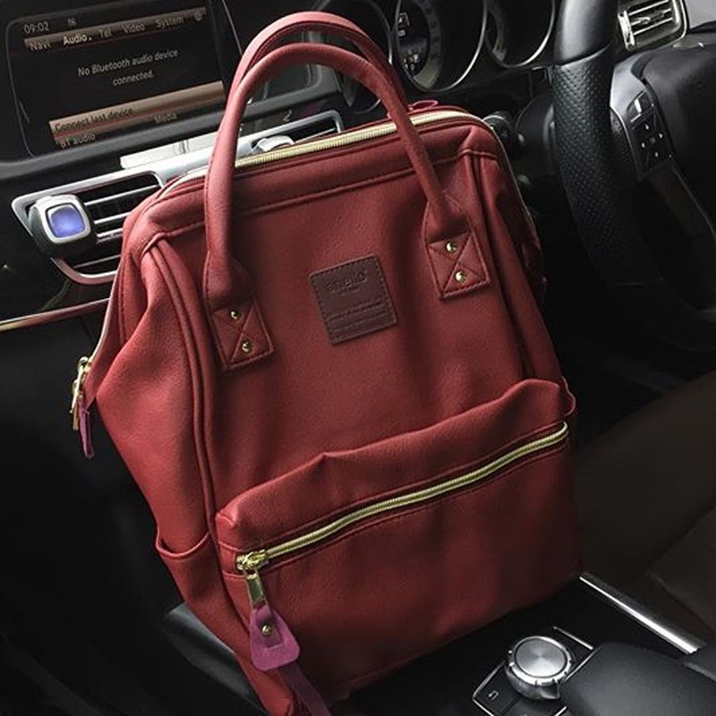 Wine nylon Anello Backpack