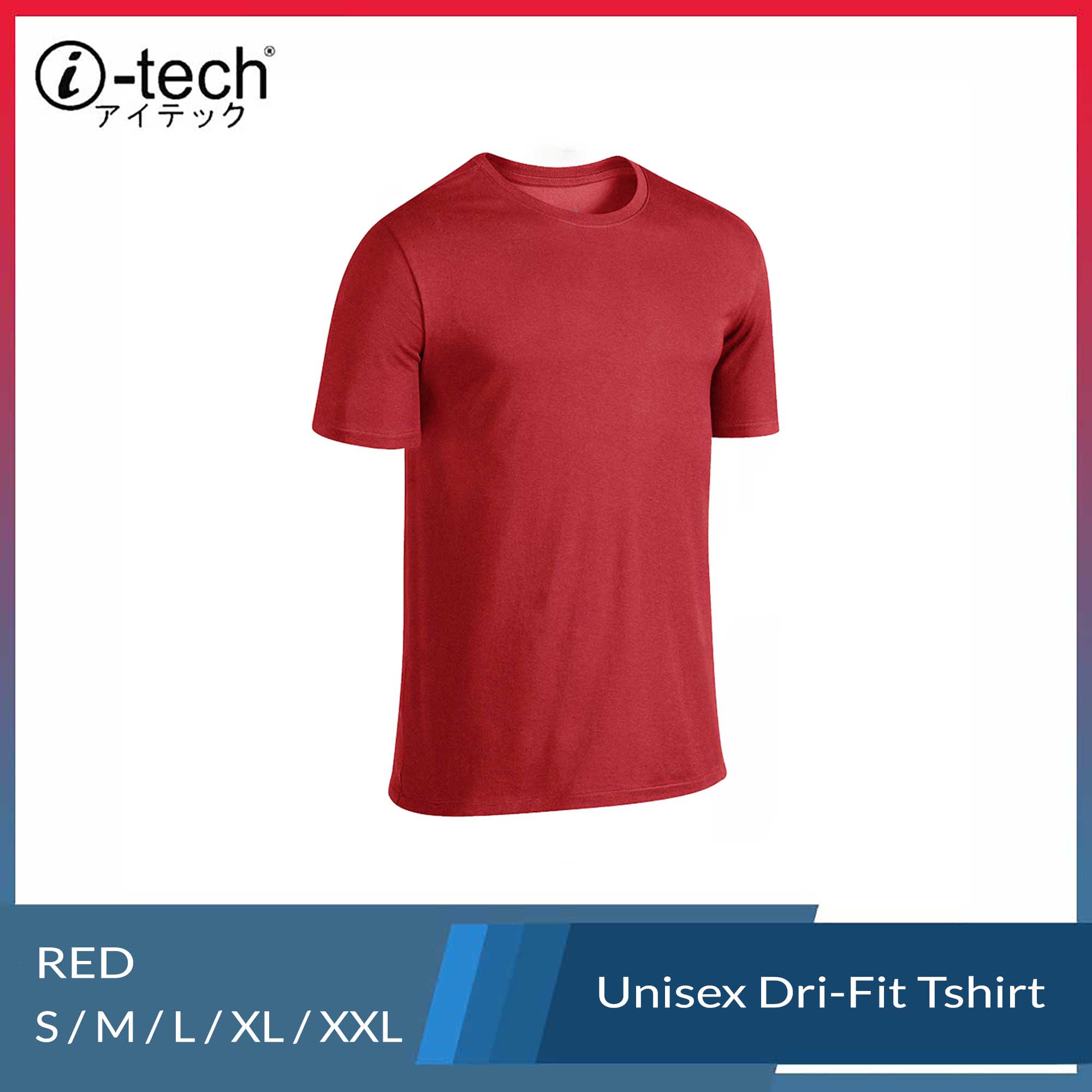 plain red dri fit shirt