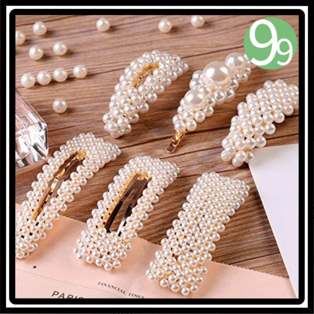 99P shop 1pcs Fashion Pearl Metal Hair Clips korean cute fashion pearl hair  clip ASSORTED DESIGN | Lazada PH