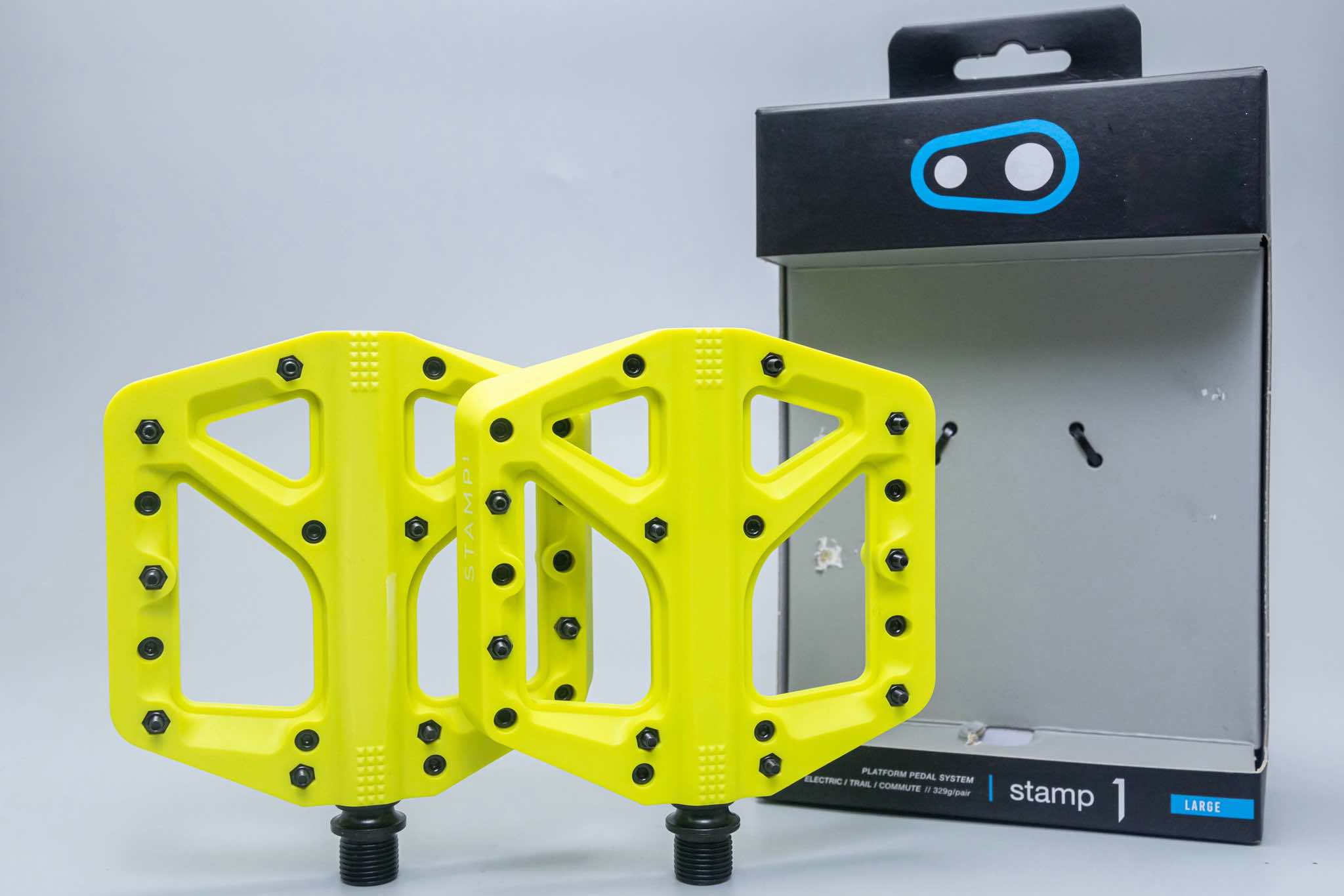 Crankbrothers Stamp 1 Gen 2 MTB Pedals - Large Composite Platform Pedals
