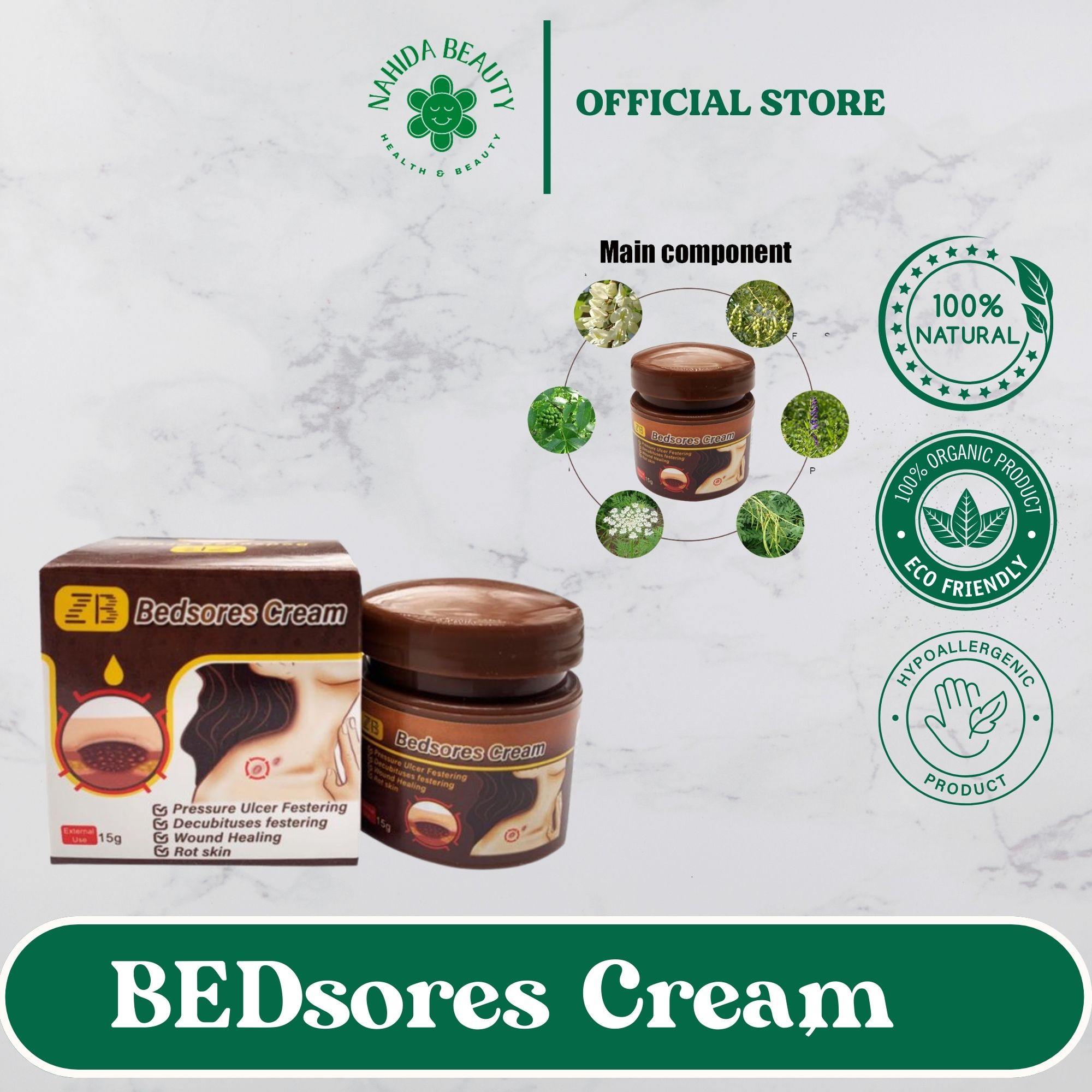bedsores herbal cream Healing Wound cream 15g Lazada PH