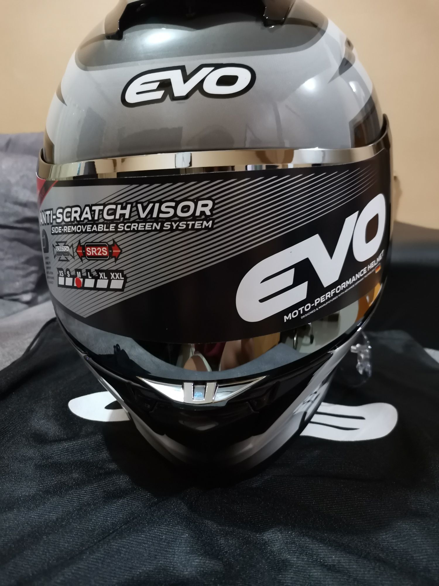 Evo Gt Pro Cyclone White Dual Visor Helmet Lazada Ph