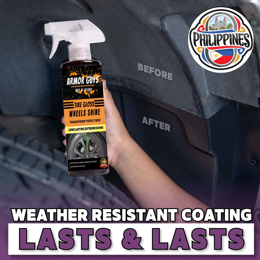 Armor All Car Tire Shine, One-Step Tire Shine Spray for Precise