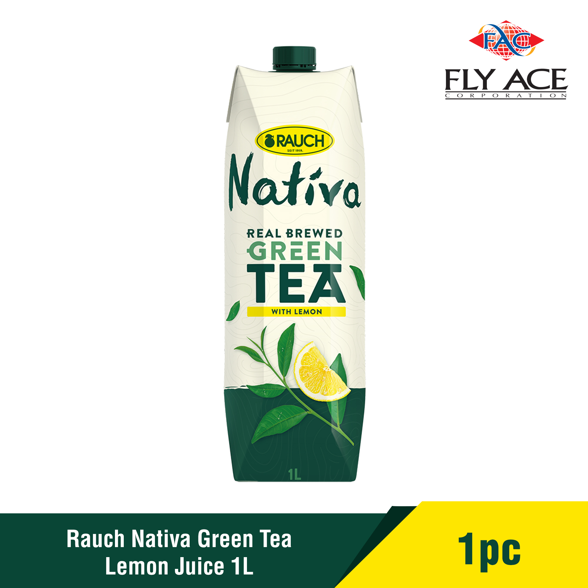 Rauch Nativa Green Tea Lemon Juice 1L Lazada PH