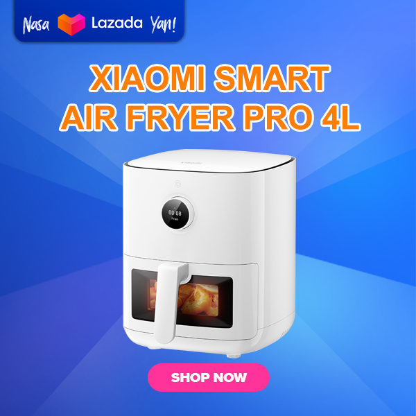 Xiaomi Smart Air Fryer Pro 4L, Air Frying, Baking, Yogurt, Fruit Drying,  Defrosting, Fermentation, White