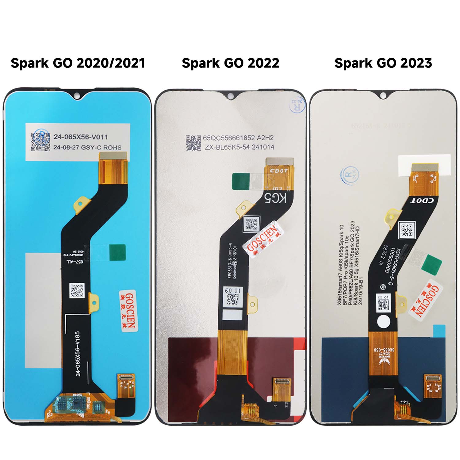 Original LCD for Tecno Spark Go 2020 2021 2022 2023 2024 2025