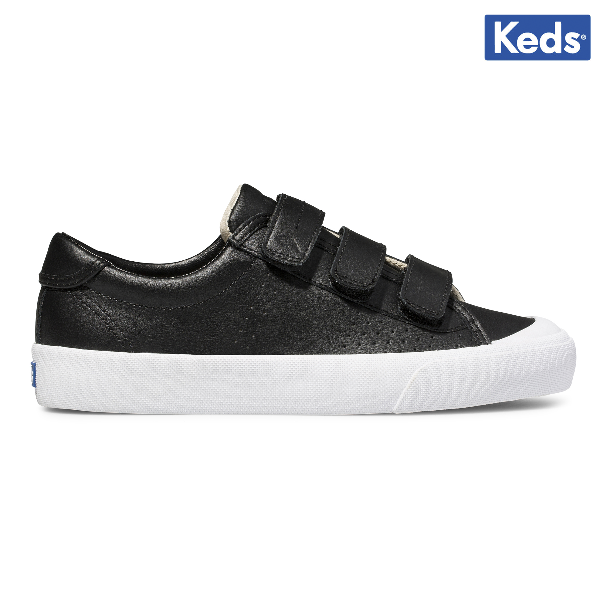 Keds Women's Crew Kick '75 V Leather Black WH63558 Lazada PH