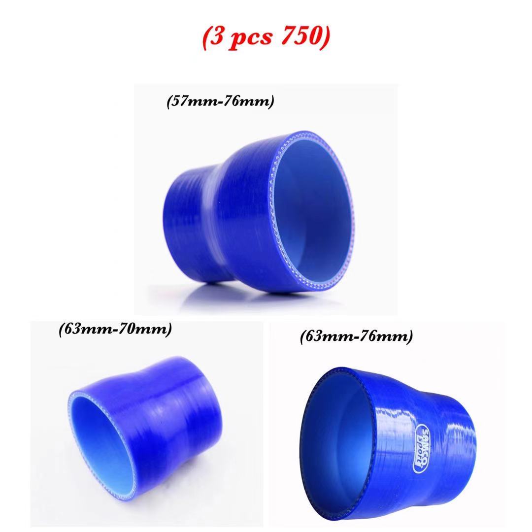 HPS 1-5/8" ID Silicone 45 Degree Elbow Coupler Hose, High Temp 4 Ply Reinforced Black