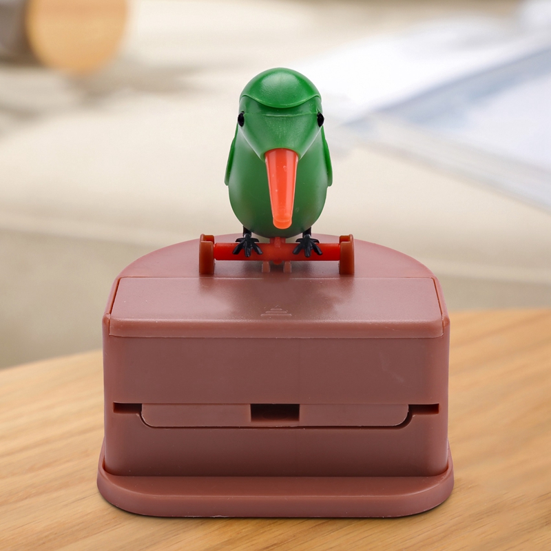 Toothpick Dispenser Bird Automatic Bird Toothpick Box Toothpick Holder