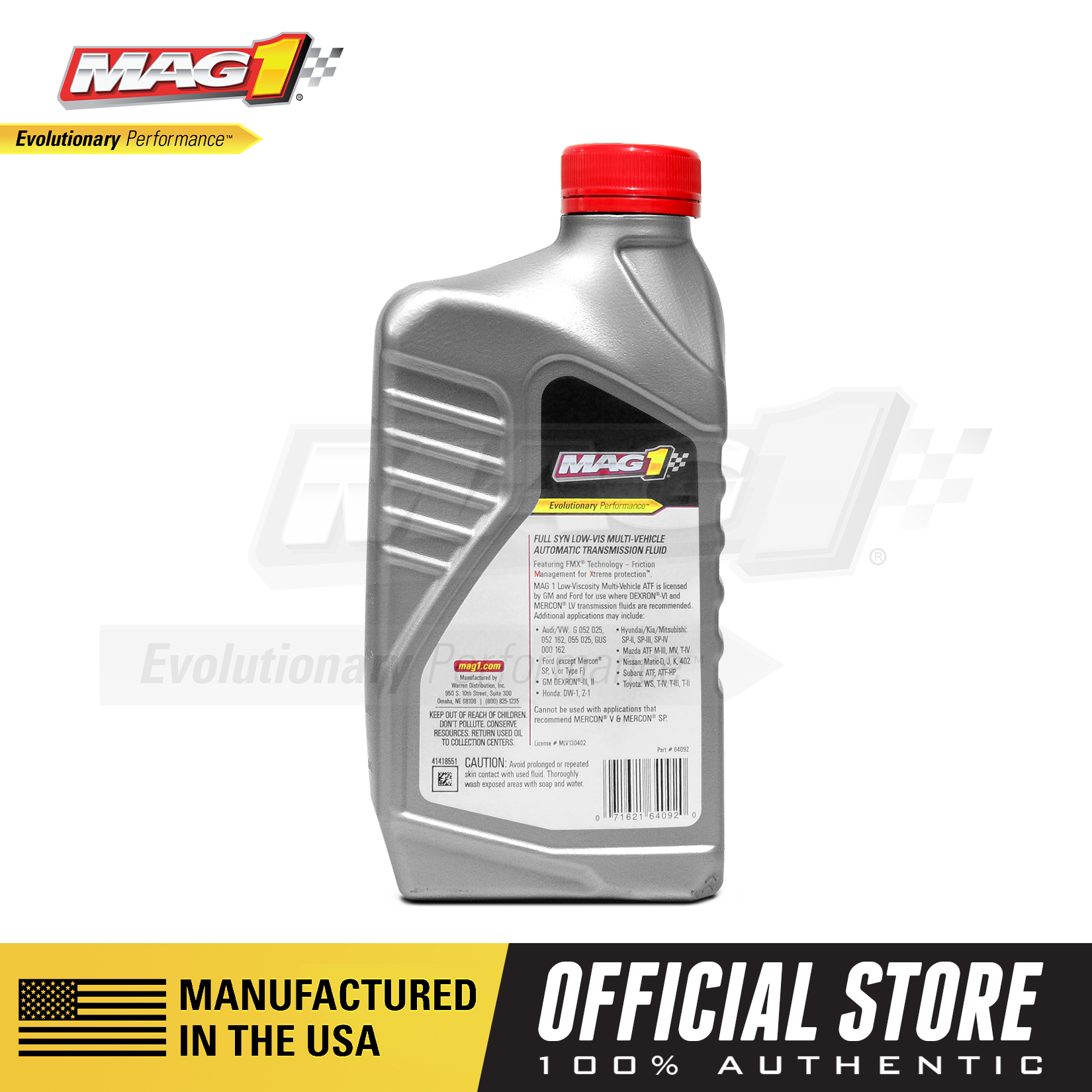 Mag1 ATF Automatic Transmission Fluid 1 qt - Ace Hardware