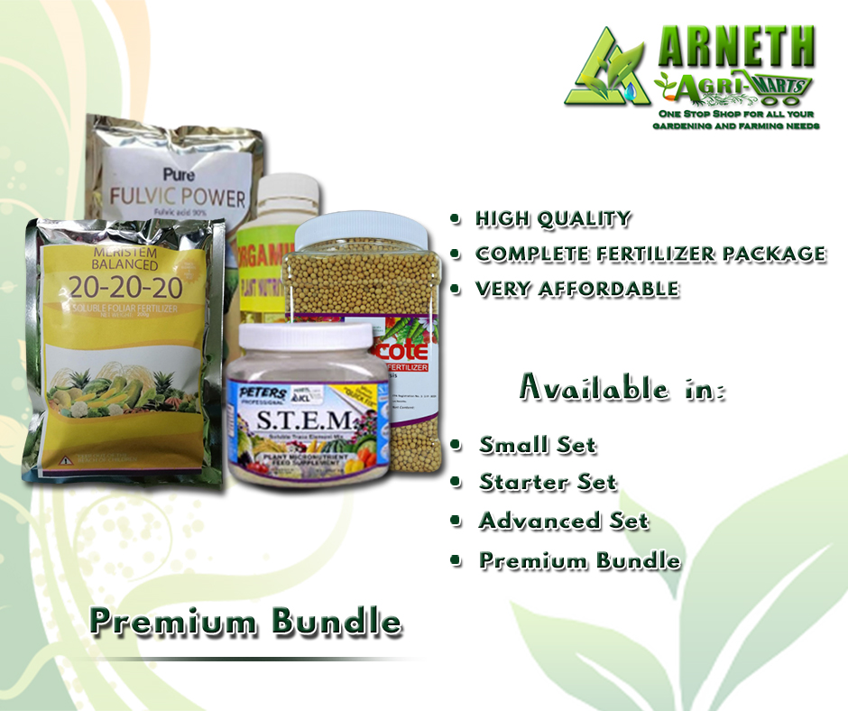 ORCHIDS ORNAMENTALS AND GARDEN PLANTS FERTILIZER PREMIUM BUNDLE
