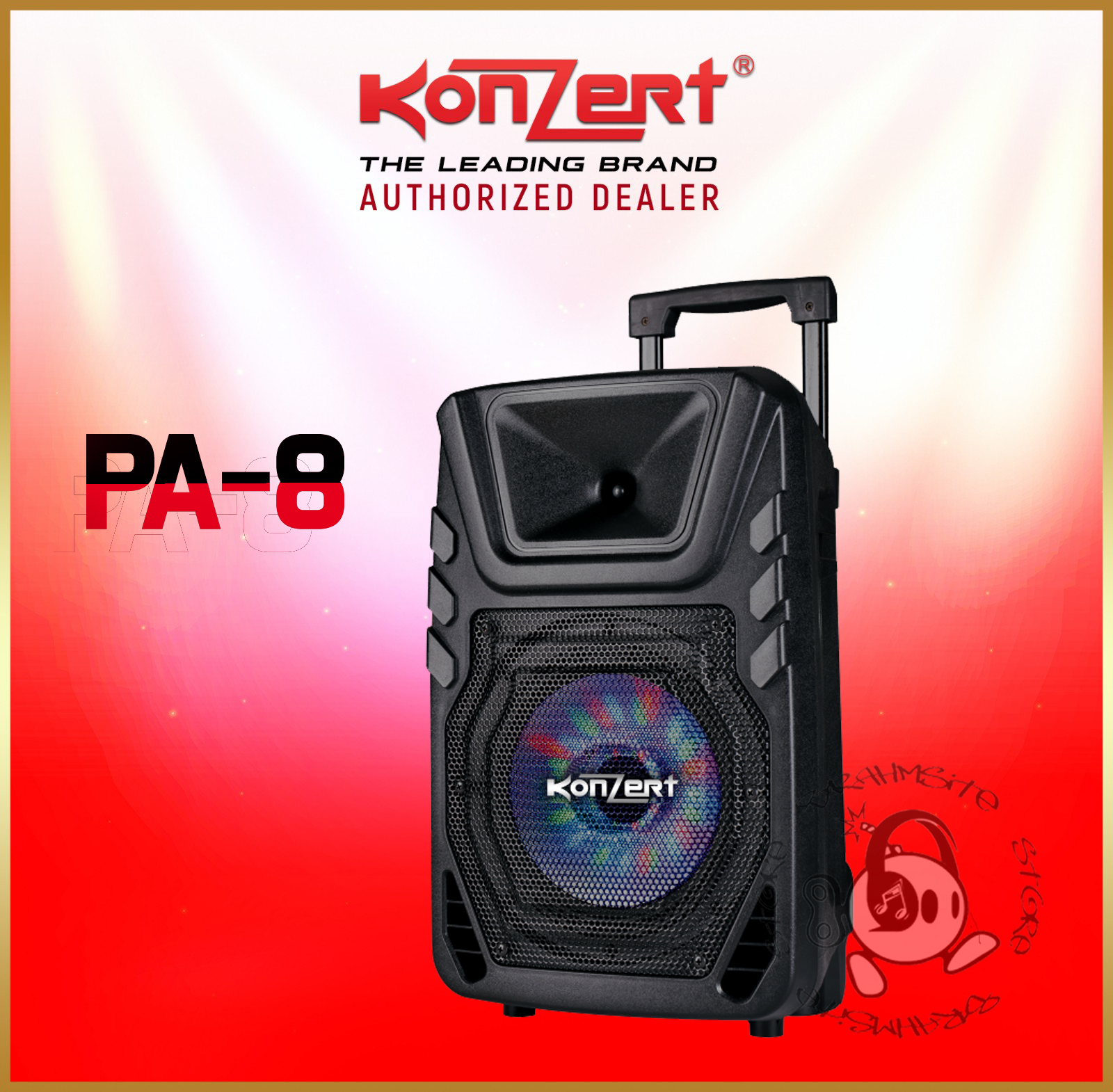 konzert trolley speaker pa 8