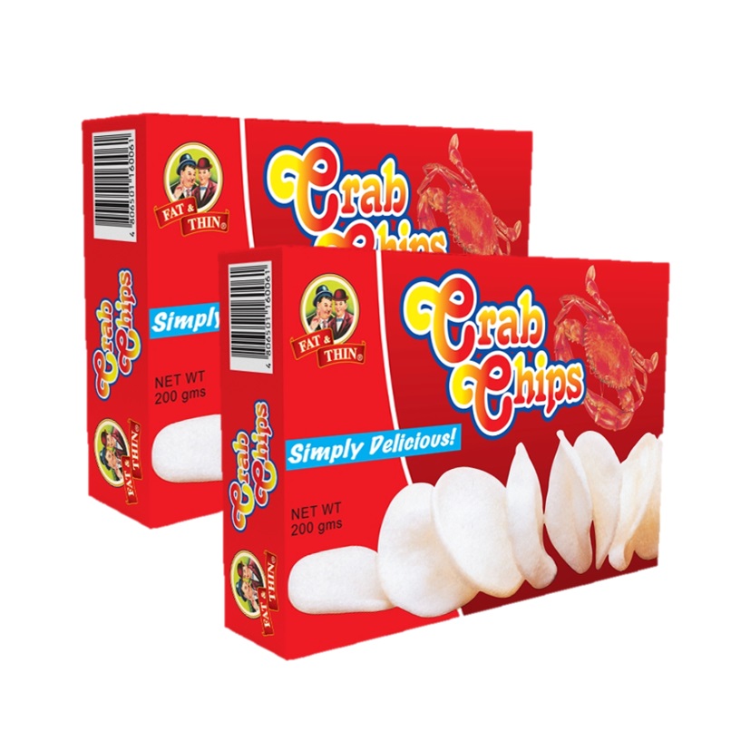Fat & Thin Crab Chips 200g Pack of 2 Lazada PH