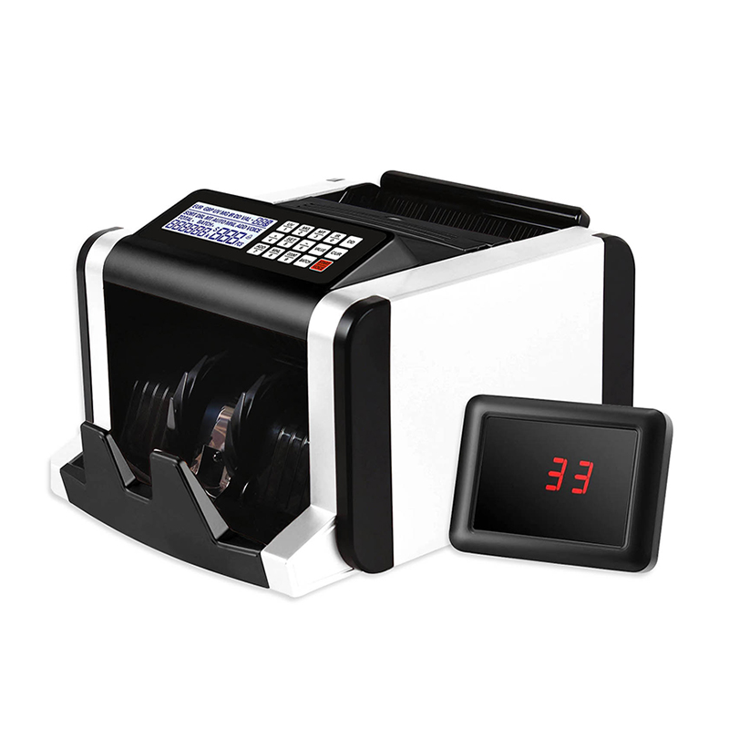 Money Counter with Detector Electronic Multi Currency Banknote Counter