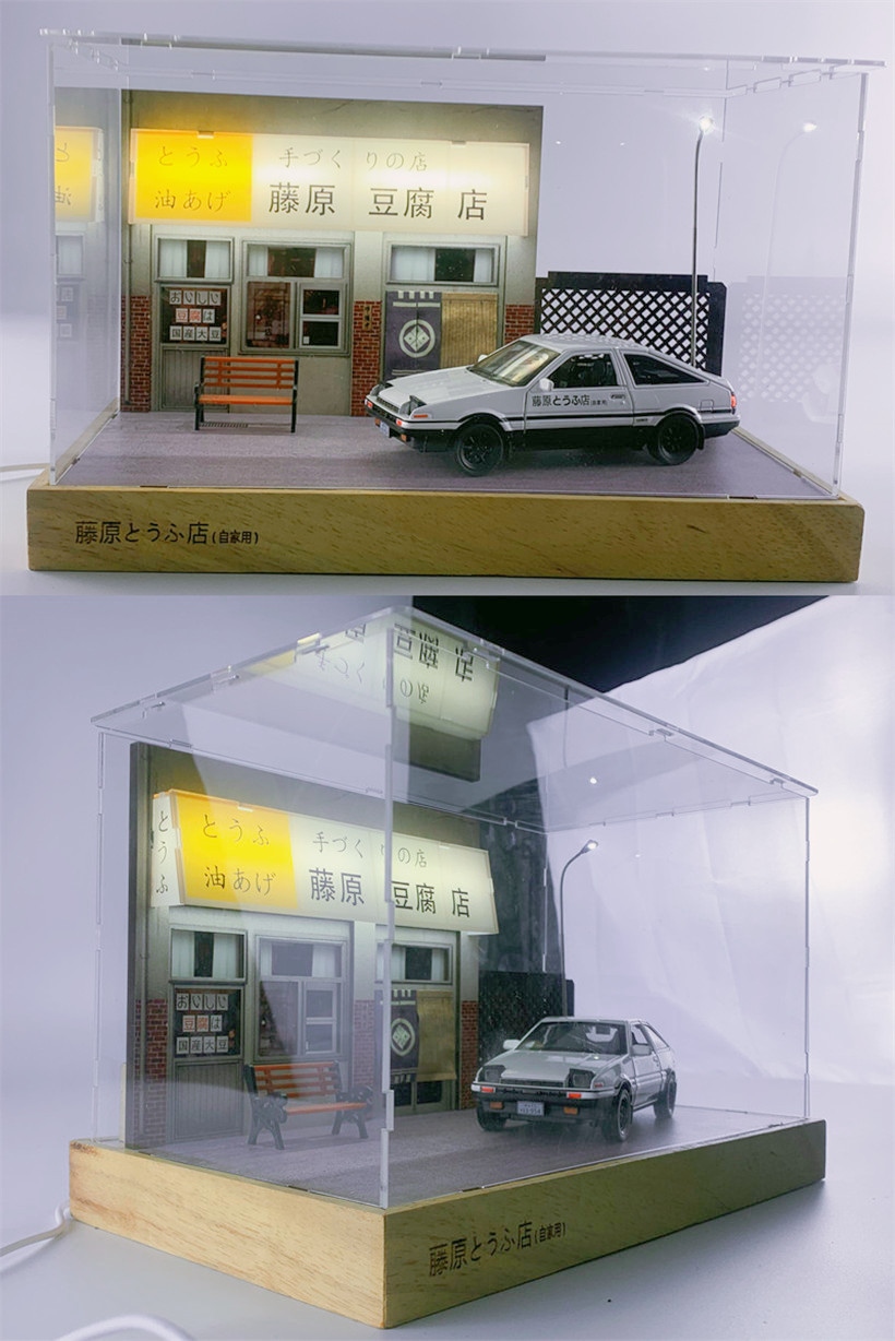 🚑 Fujiwara tofu shop AE86 132 models simulation model car parking