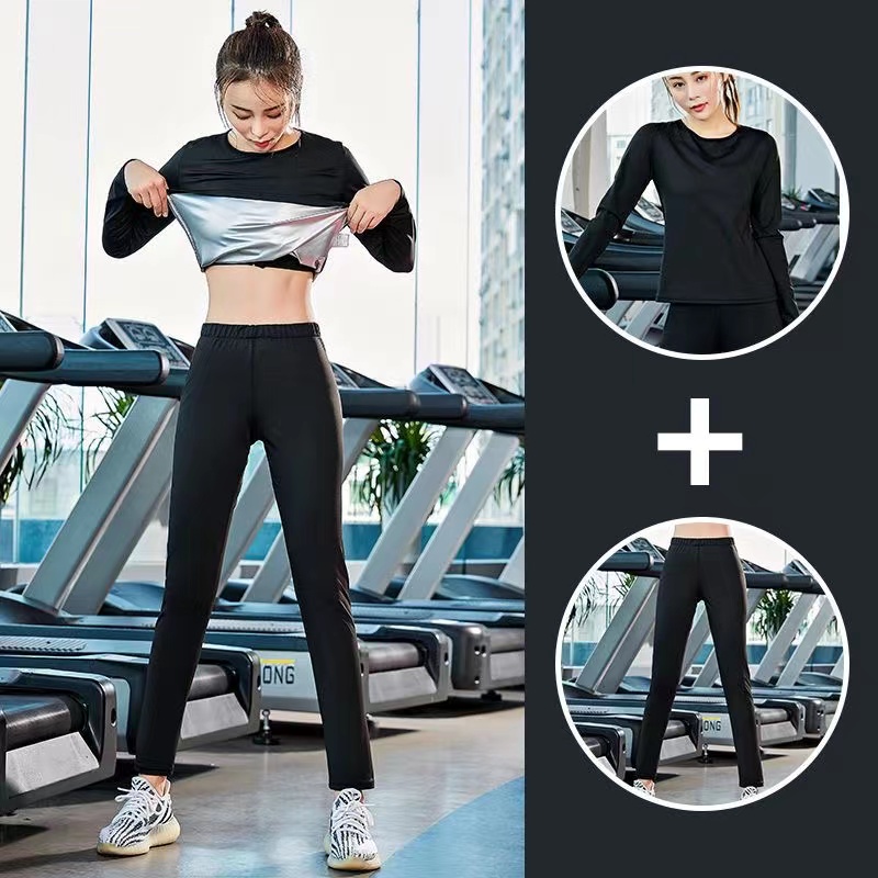 Fitness weight loss Sauna suit sauna suit for women Sauna suit for exercise Sauna Jacket Lazada PH