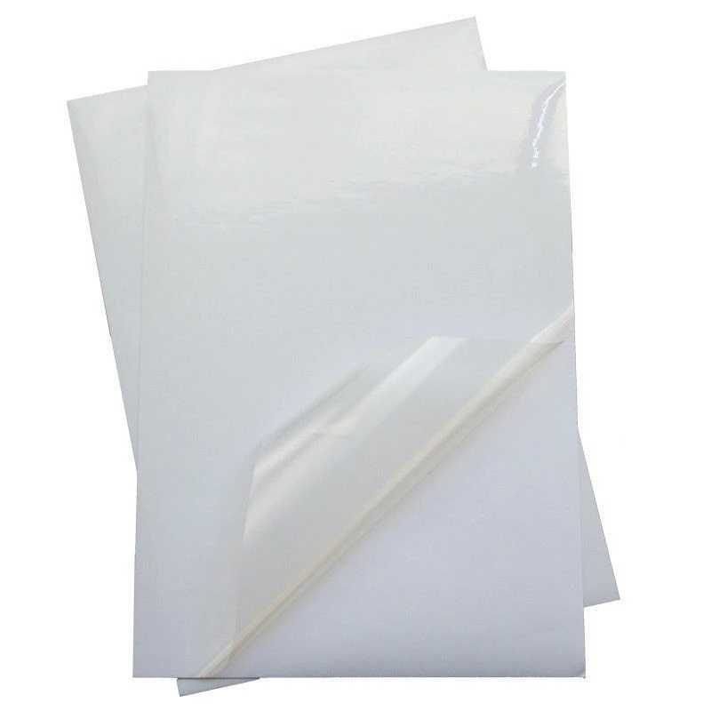 Printable Clear Vinyl Sticker A4 Transparent clear vinyl adhesive film ...