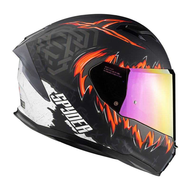 Spyder Corsa GD S2 BREEZY Full Face Dual Visor Helmet (FREE