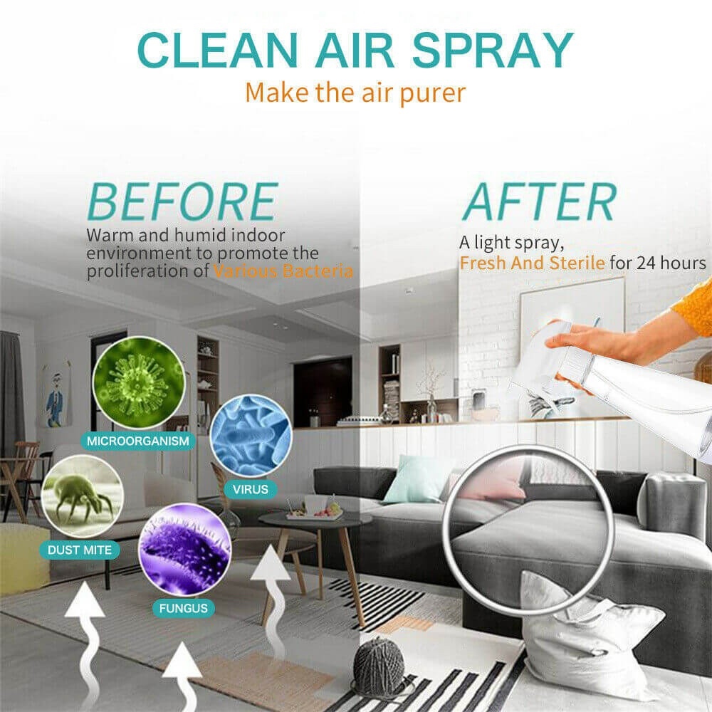 Hug Water And Salt Disinfectant Air Spray Machine Fogging Liquid