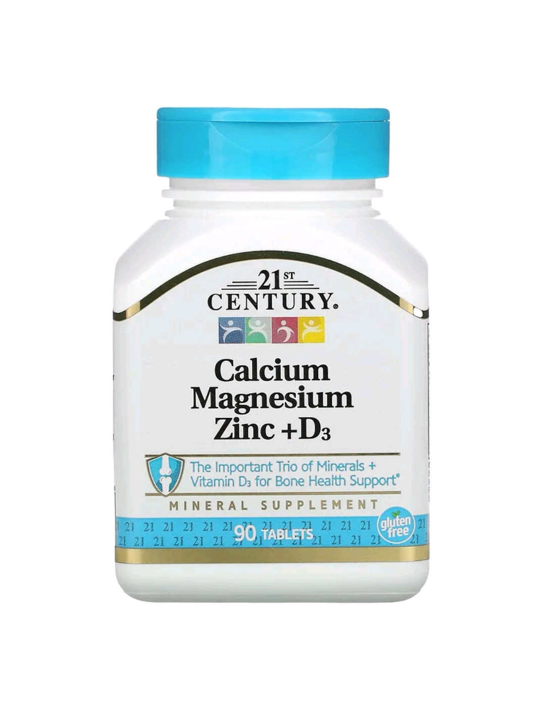 21st Century Calcium Magnesium Zinc + D3, 90 Tablets | Lazada PH