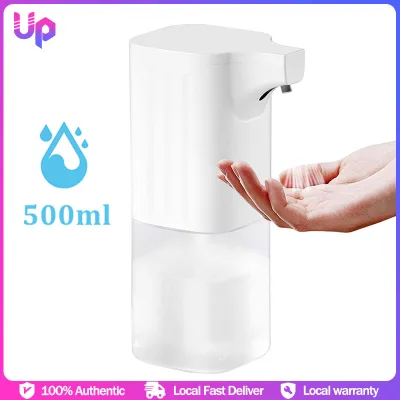🆙 MALL 500mL Automatic Soap Dispenser Spray Type Touchless Soap Dispensers with IR Sensor Sanitizer 75% Alcohol Dispenser for Home Commercial Use alcohols spray sterilizer dispenser Air disinfectfor home/offcice/shcool