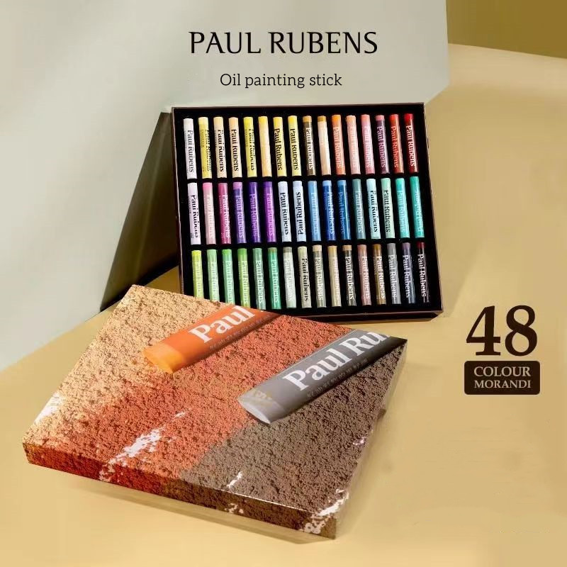 Paul Rubens Oil Pastels Set 48 Colors Artist Soft Oil Pastels
