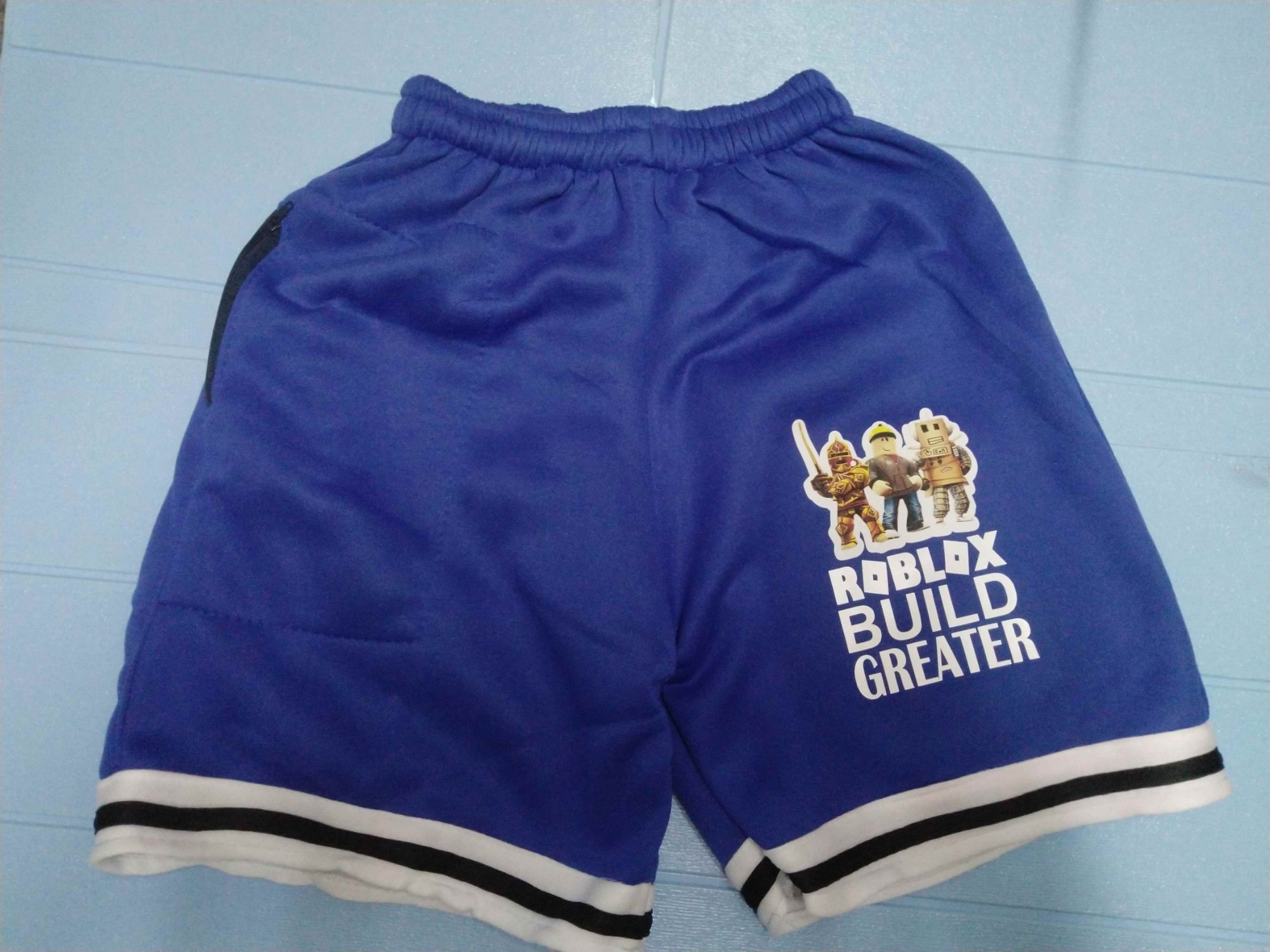 Roblox Super Blue Shorts 7 To 12yrs Old Lazada Ph - roblox shorts plain