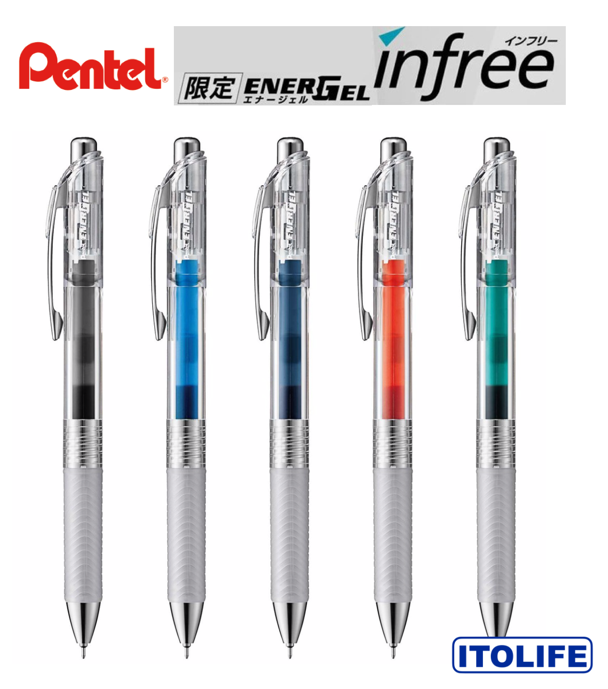 Pentel Energel Infree Needle Point Gel Pen 0.5mm BLN75TL- 1pc | Lazada PH