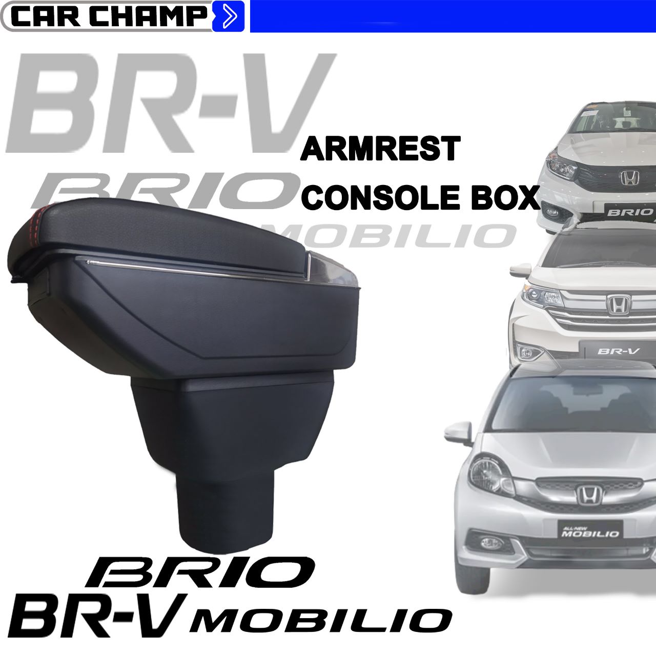 Honda BRV / BRV / Mobilio / Brio 2016 to 2024 Armrest Console Box