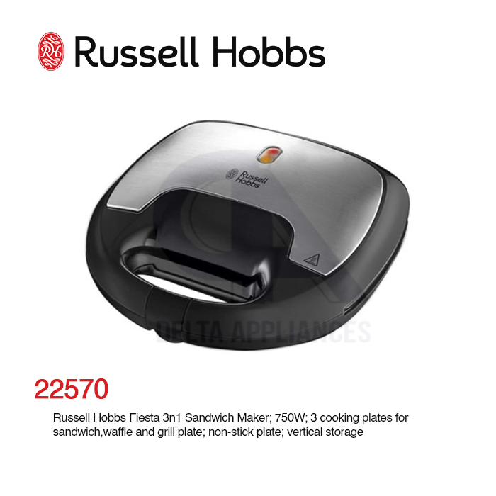 Russell Hobbs 22570 Fiesta 3in1 Sandwich Maker Lazada PH