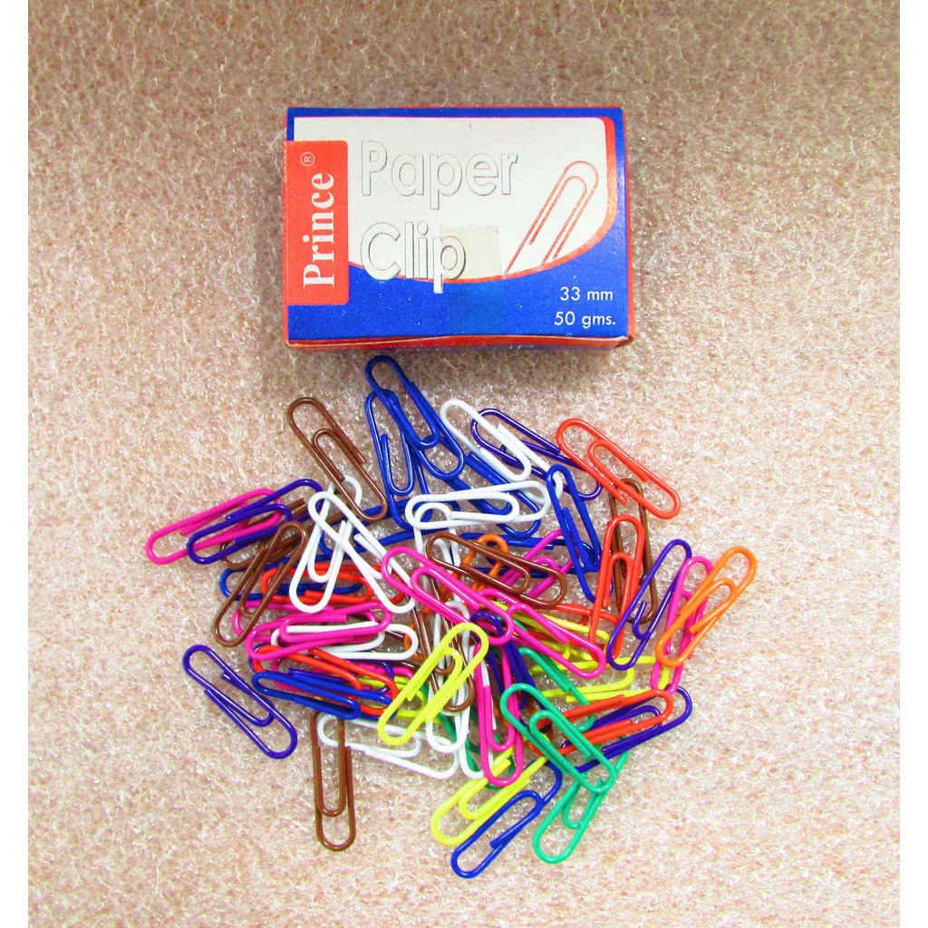 Vinyl Paper Clip Colored Jumbo 120gsm and Small 50gsm Lazada PH