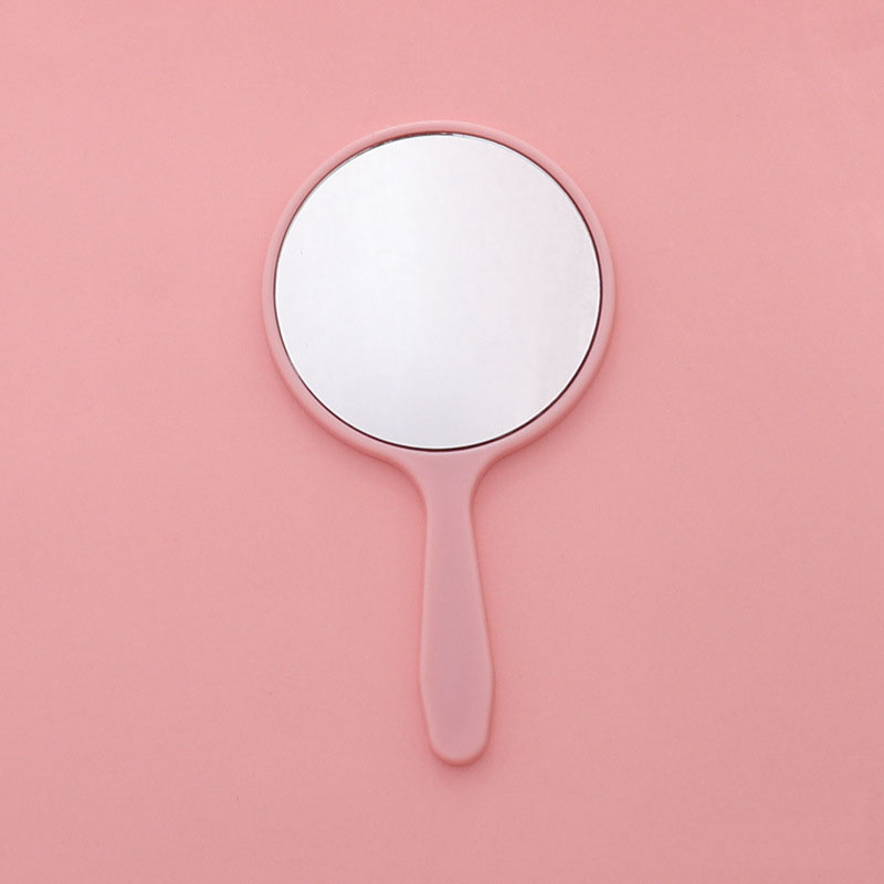 Handheld Makeup Mirror Round Vanity Mirror with Handle Hand Mirror Cosmetic